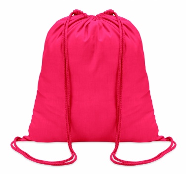 Logo trade promotional merchandise photo of: 100gr/m² cotton drawstring bag